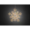 KONSTSMIDE Acryl-Schneeflocke mit LEDs, für den Außenbereich, 58 cm New