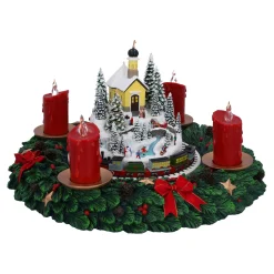 Adventskranz Winterdorf, Spieldose