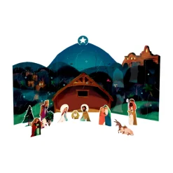 Aufstell-Adventskalender "Krippe" Outlet