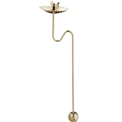 Balancelichthalter filigran, goldfarben New