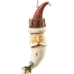 Baumbehang Weihnachtsmannkopf, groß New