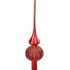 Baumspitze rot mit Glitterdach Discount