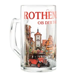 Bierglas "Silhouette Rothenburg", 0,5l Discount