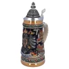 Bierkrug mit Zinndeckel "Deutschland", bunt-schwarz, 0,5l Sale