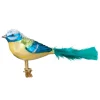 Poesie in Glas Blaumeise mit Clip
