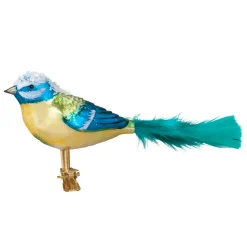 Poesie in Glas Blaumeise mit Clip