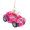 Poesie in Glas Bobby Car, pink, Glas-Baumbehang Discount