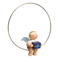 WENDT & KÜHN Christbaumengel im Ring mit Geschenk Best