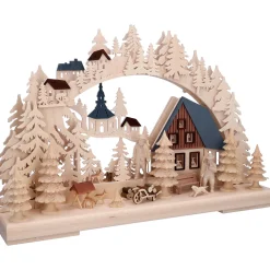RATAGS Holzdesign 3-D Schwibbogen 