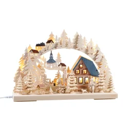 RATAGS Holzdesign 3-D Schwibbogen 