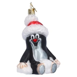 Poesie in Glas Der kleine Maulwurf "Krtek" als Weihnachtsmann Sale