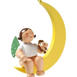 WENDT & KÜHN Engel mit Schellenring auf Mond Outlet