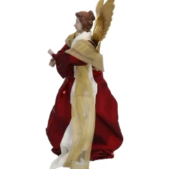 Engel, rot/goldfarben, Standfigur Best