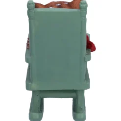Eule auf Schaukelstuhl, Standfigur Discount
