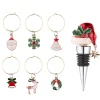Flaschenstopper-Set "Weihnachtsmütze" Outlet