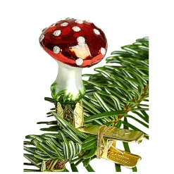 Poesie in Glas Fliegenpilz mit Clip, klein (3,5 cm) Online