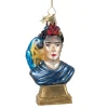 Poesie in Glas Frida Kahlo Büste, Glas-Baumbehang Outlet