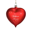 Glasherz bordeauxrot matt "Weltbeste Mama" Online