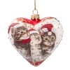 Glasherz weiß Katzenweihnacht Outlet