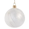 Glaskugel klar, champagner, 8 cm Best