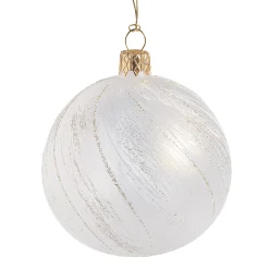 Glaskugel klar, champagner, 8 cm Best