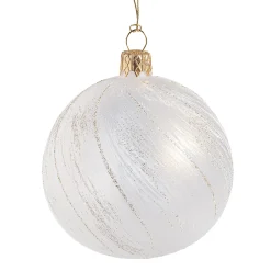 Glaskugel klar, champagner, 10 cm Clearance