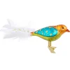 Poesie in Glas Glasvogel, bunt-goldfarben Online