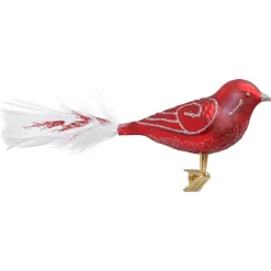 Poesie in Glas Glasvogel, dunkelrot Discount