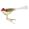 Poesie in Glas Glasvogel, gold-bunt