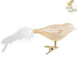 Poesie in Glas Glasvogel, gold-glimmer Hot