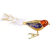 Poesie in Glas Glasvogel gold-rot-violett Best
