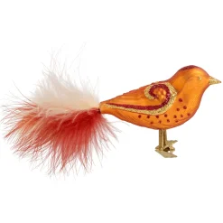 Poesie in Glas Glasvogel rot-orange-gold Online
