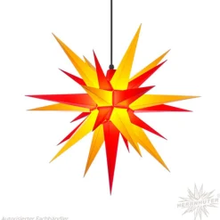 Herrnhuter Sterne Herrnhuter Stern, gelb/rot, 68 cm, Kunststoff Clearance