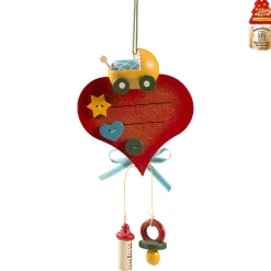 Käthes Original Herz mit Kinderwagen (Baby's first Christmas) Clearance