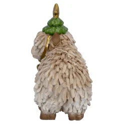 Hochlandrind mit grüner Mütze, Standfigur New