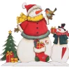 Holzaufsteller "Schneefreunde"