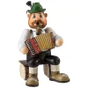 Käthes Original Holzknoddl "Bayerischer Musiker", Räuchermännchen New