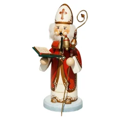 Käthes Original Holzknoddl "Heiliger Nikolaus", Räuchermännchen Hot
