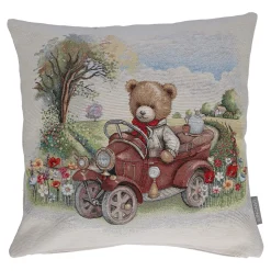 Sandner Kissenhülle "Teddy Finn auf Frühlingsreise" Hot