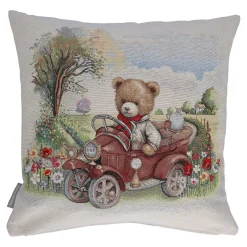 Sandner Kissenhülle "Teddy Finn auf Frühlingsreise" Hot