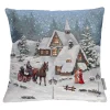 Sandner Kissenhülle "winterliche Kutschfahrt" Discount