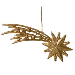 Komet mit Glimmer, gold Outlet