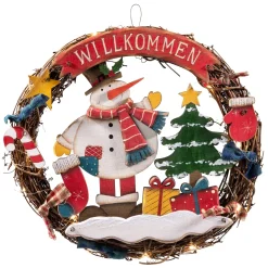 Kranz "Schneemanns Bescherung" Clearance