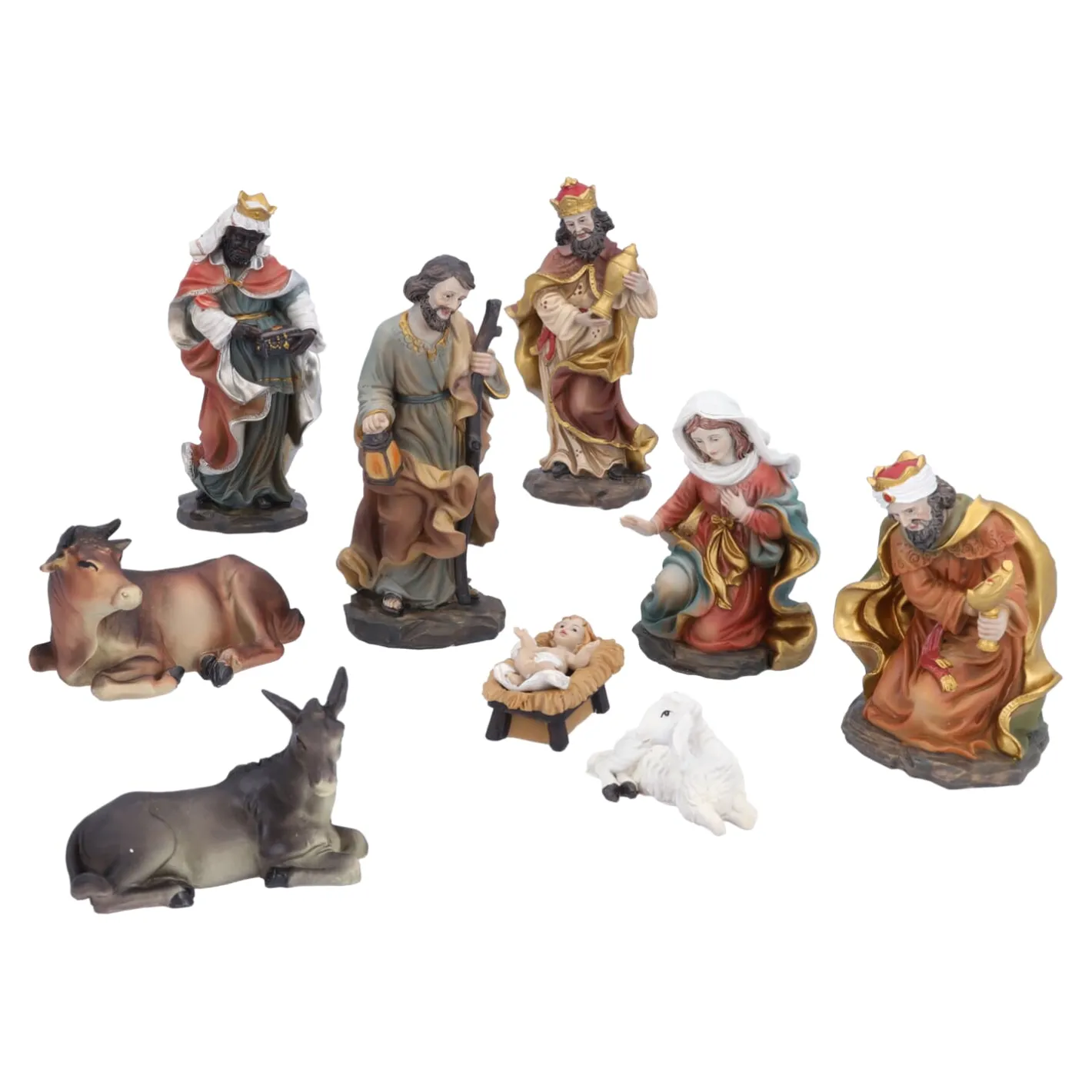 Krippenfiguren "Uns ist ein Kind geboren" Sale