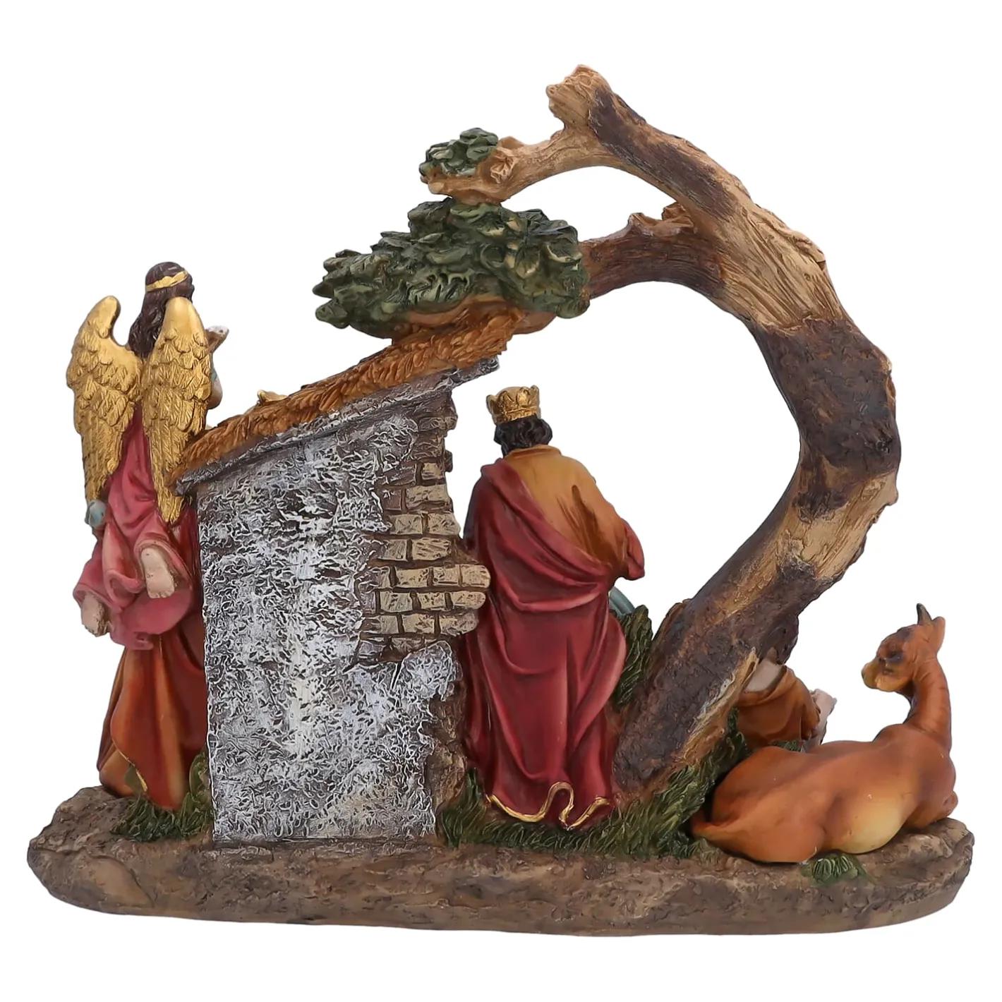 Krippenszene "Heilige Familie unter Baum"