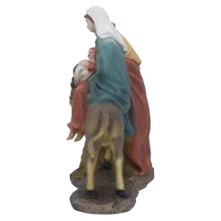 Krippenszene "Heilige Familie mit Esel" New