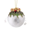Kugel mit weihnachtlicher Dekoration, aus Perlmutt, 8 cm Discount