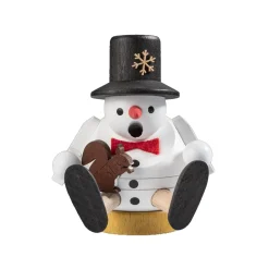 Richard Glässer Kugeliger Schneemann, Räuchermännchen Best