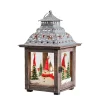 Laterne "Schneemann im Winterwald" Clearance