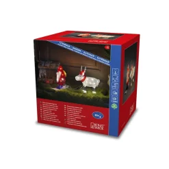 KONSTSMIDE LED Acryl Santa & Rentier Best